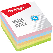 Блок для записей BERLINGO "Standard" непроклеенный, 9х9х5 см, цветной, LNn_01159